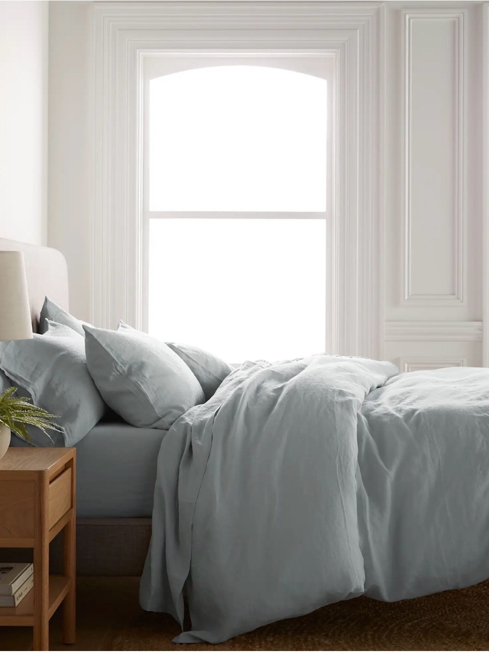 Quince European Linen Duvet Cover - Mist
